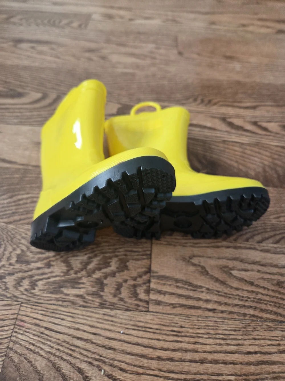 Falls Creek - Yellow Pull-On Rain Boots- Toddler Size 9